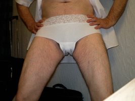 White cotton panties