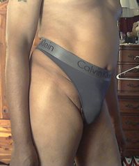 I love Calvin Klein thongs....