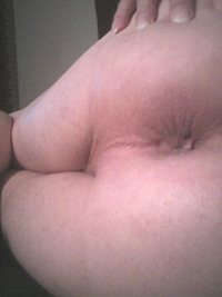I took this picture of my soft, girlsh Butt earlier tonight after I got hom...
