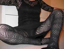 Lacy Dress and Tights