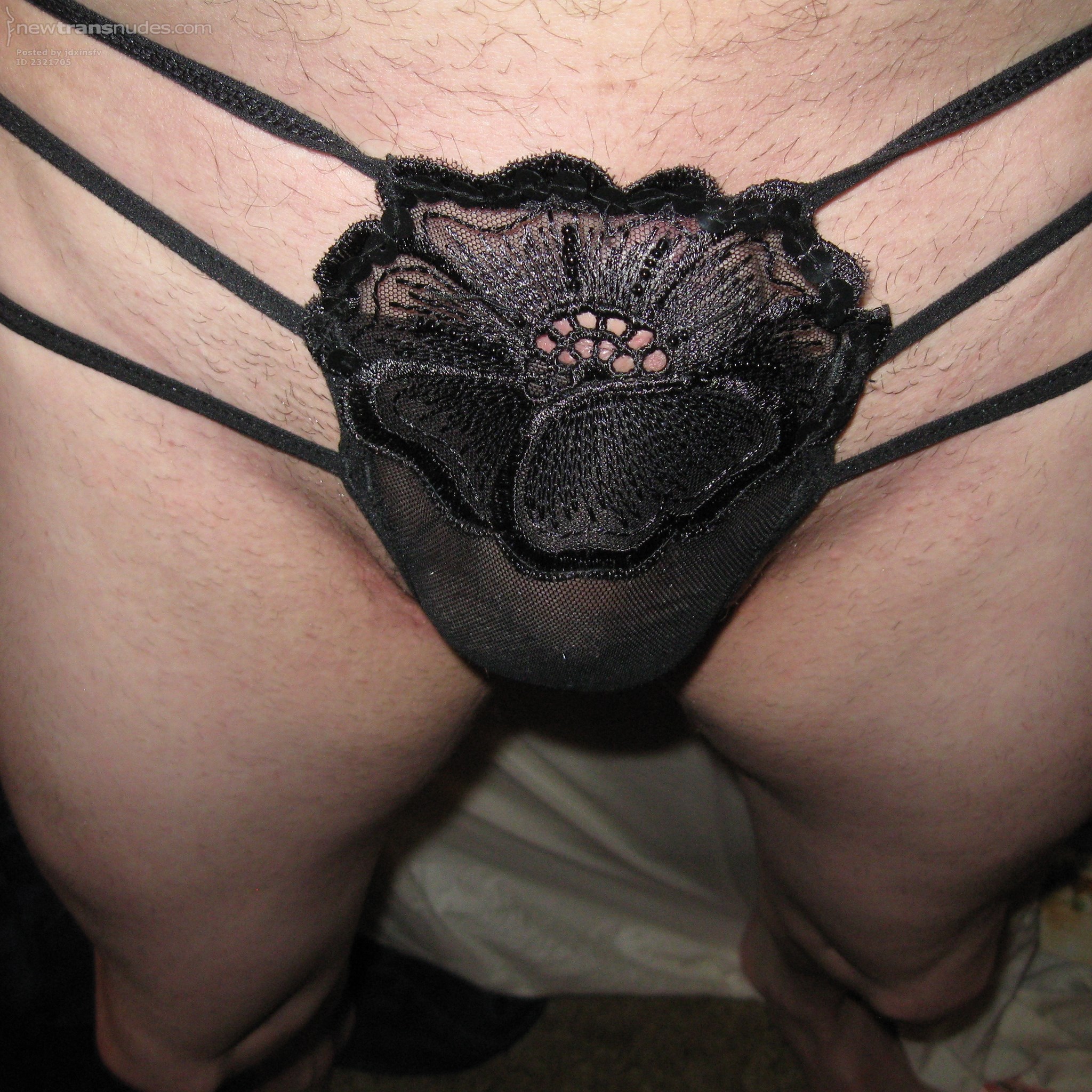 Lace panties lways end up making my clip hard