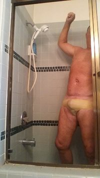 Fun in the shower.