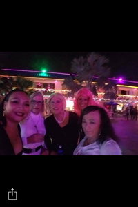 Girl's night out at the Flamingo Resort.