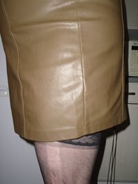 new leather dress