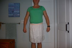 Figured out my wife's clothes fit me. What do you think?