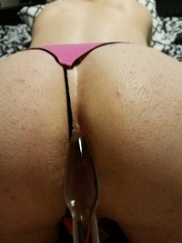 Sexy play time waiting for real dick