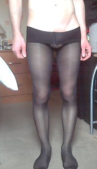 A few pic's of me in a mrs laddered tights