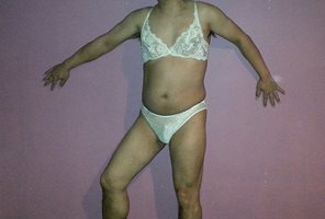 Modeling My New Vogue Matching Bra and Panty Set!