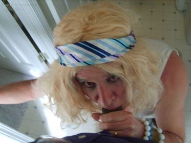 Me looking up at Master Ken with his magnificent BBC in hand and mouth