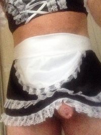 Like my new naughty French maid outfit?