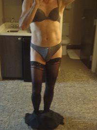 Hotel fun with new lingerie