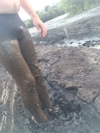 in the mud deep