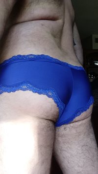 Rub your cock against my panty covered ass