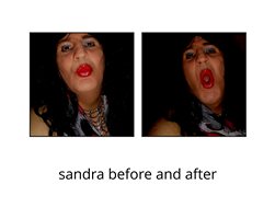 sandra likes to blow.