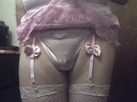 Bukinut73's Sissy Slut Pretty In Pink & Little Clit Caged As Always.