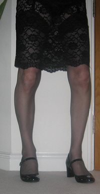 Lacy Dress & Stockings