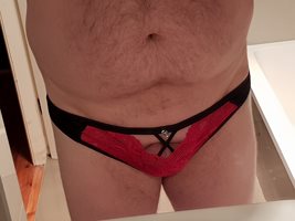 Bought the wife some new panties, not sure who liked them better