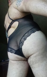 PLEASE rub your hard cock against the soft, sheer material covering my meat...