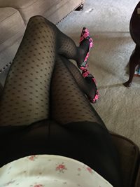 new pantyhose and heels