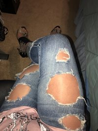 My sexy jeans and hose!!!!!