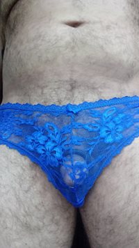 It's a blue lace panty kind of day