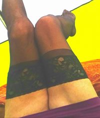 I love my sexy legs in nylons