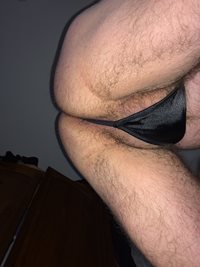 my butt in gstring