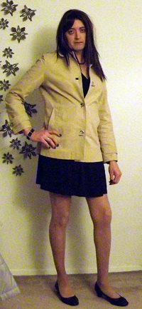 My first public outfit a couple of years ago.