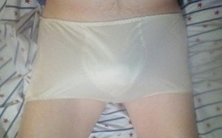 Old full brief of wifes but soft and kinda sexy, like grandma's panty
