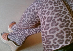 Leopard stockings