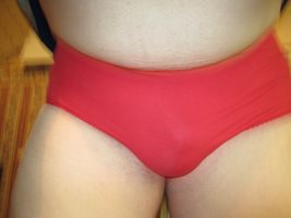 Red panties worn 7 Nov 2018.