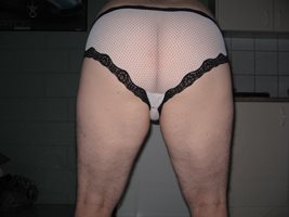 Old photo - my ass in panties
