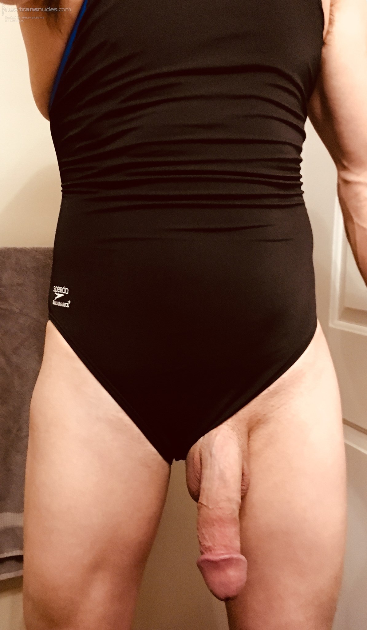 A few morning laps and a warm hot tub! Think anyone will notice my lil bulge?