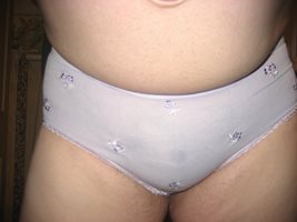 New cotton panties first worn 6thApril 2019.