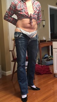Horny in some sexy denim