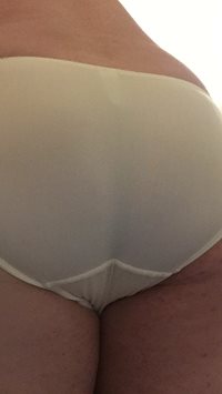 Panty covered ass