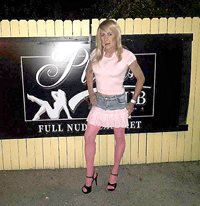 Crissytv360 modeling at Tgirl Night Strip club