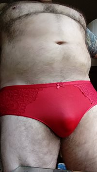 Soft, comfy, slurry red panties ;)