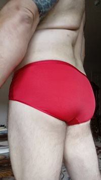 Soft, comfy, slutty red panties ;)