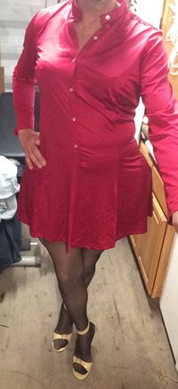 SuddenlyFem dress and Foundations and pads