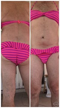 Front and back shot s of my new bikini. Ready for the summer!