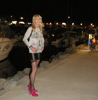 evening walk on Cap d'Agde seafront