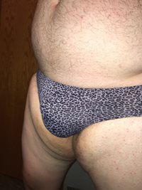 Secretly wearing wifey’s panties at work today - do you like?