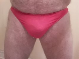 Pink thong