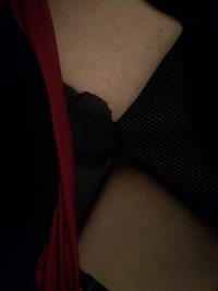 So may as well let the panties peek!! In my friends car I borrowed to go fo...