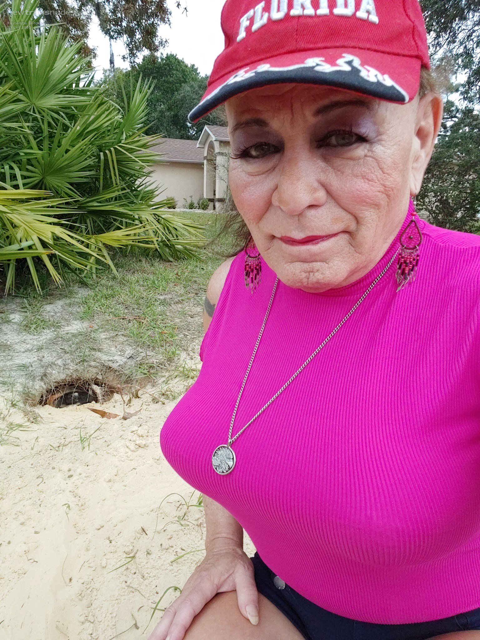 Discovered a new gopher tortoise burrow.