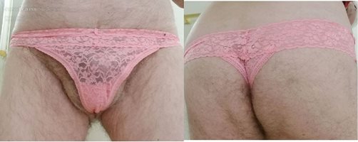 Just my panties I'm wearing right now. Went outside but too cold.