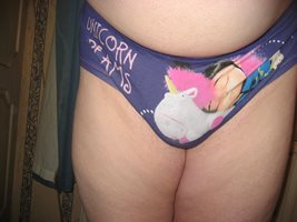New Minions Unicorn dreams panties worn 4 Jan 2020.