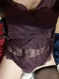 Purple cami and shorts set
