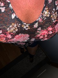My new top with a sexy bright bra